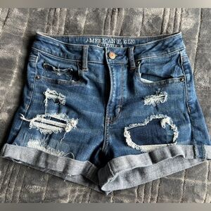 American Eagle stretchy jean shorts